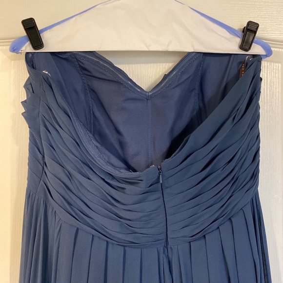 Size 18 Floor Model Jenny You Evening Blue Mira Bridesmaid Dress - Picture 4 of 9